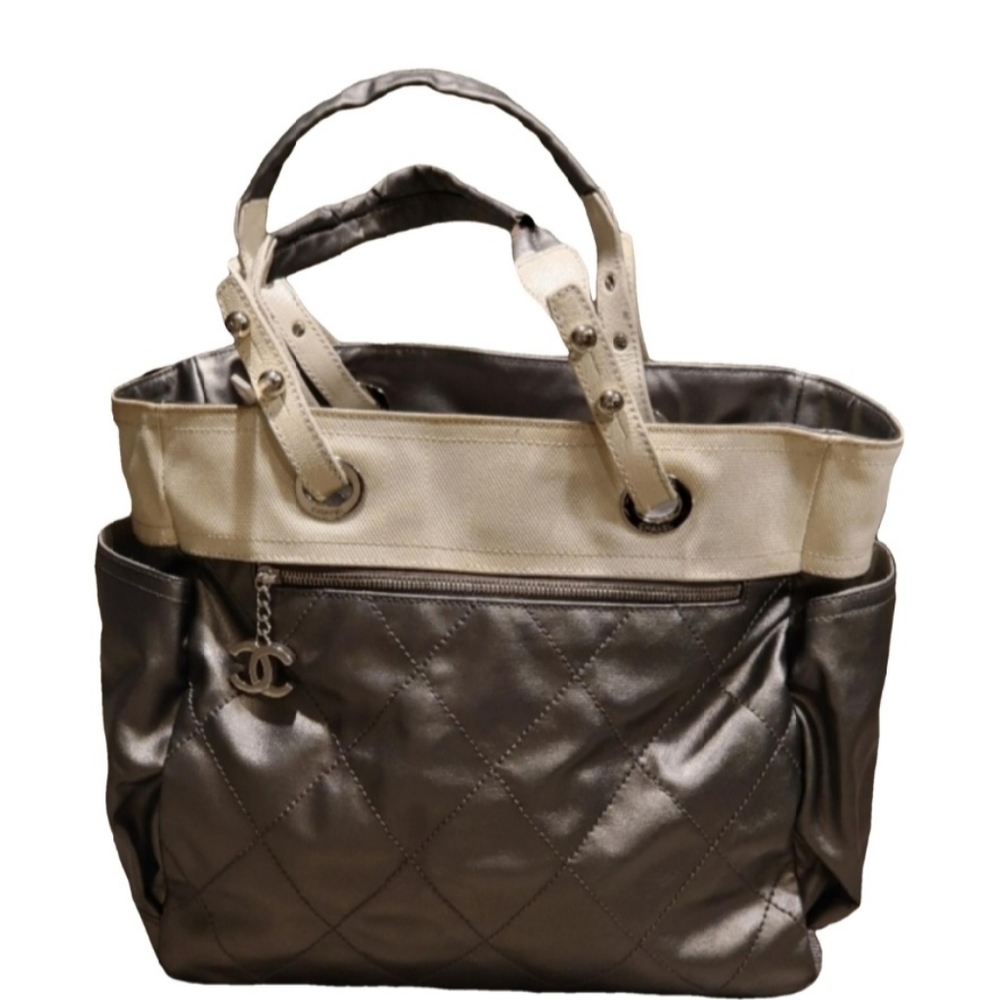 Chanel Paris Biarritz Tote bag with pouch and COCO charm